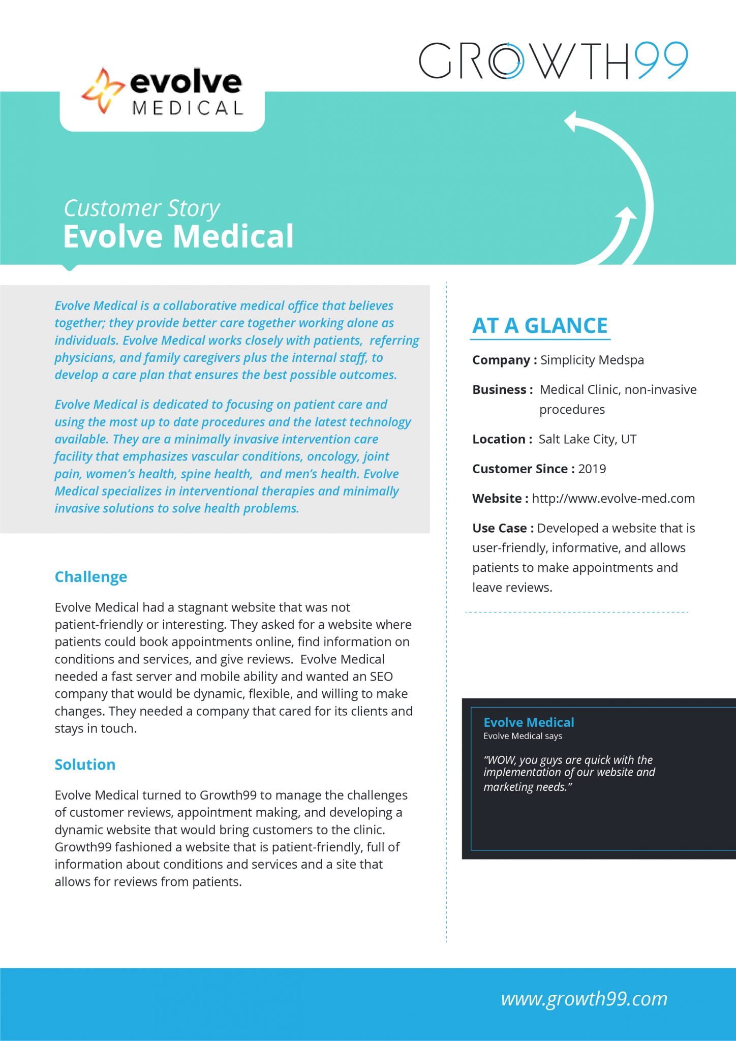Evolve Medical Case Study